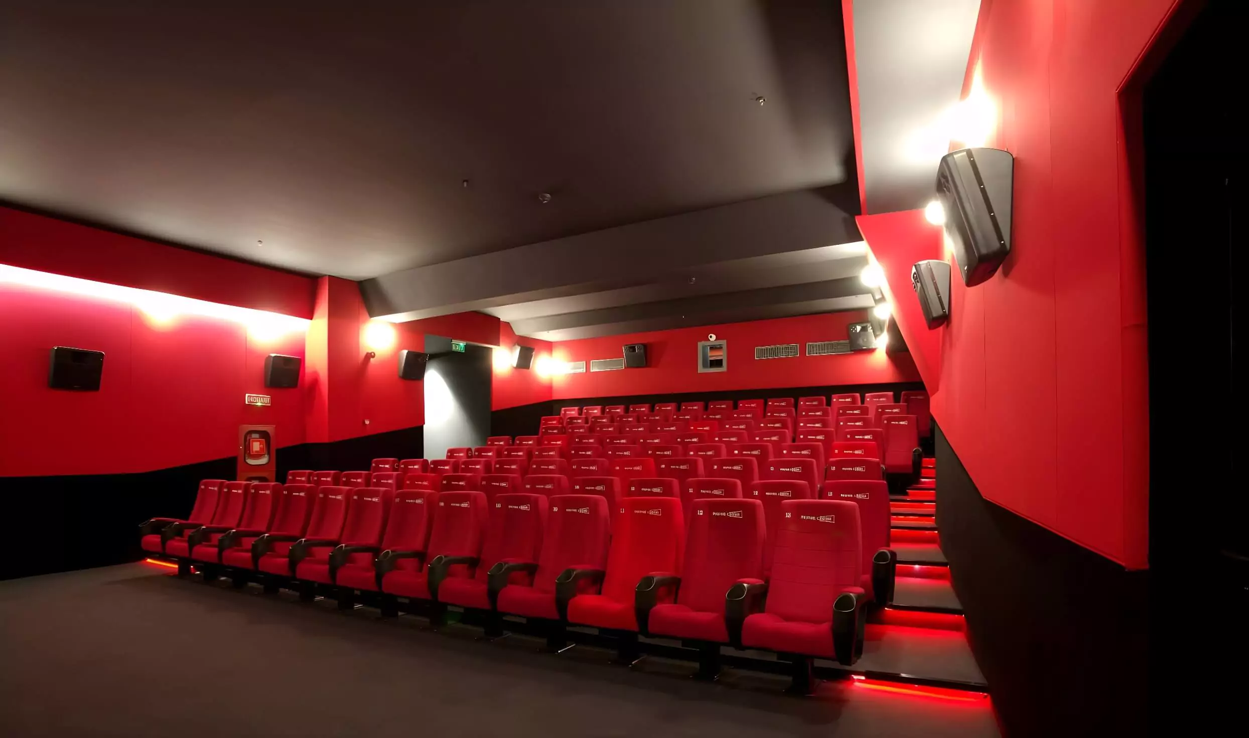 Luxury cinema seating with ergonomic design Image